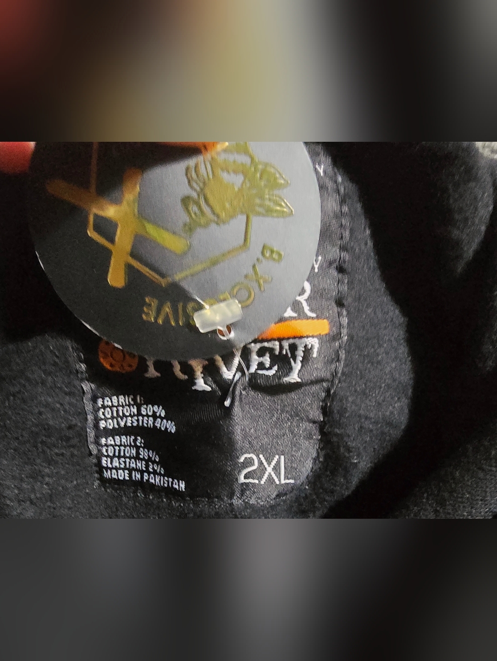 BXCLIVE Copper Rivet Tactical Hoodie Combo Men’s 2XL Black Utility Streetwear - Picture 8 of 9
